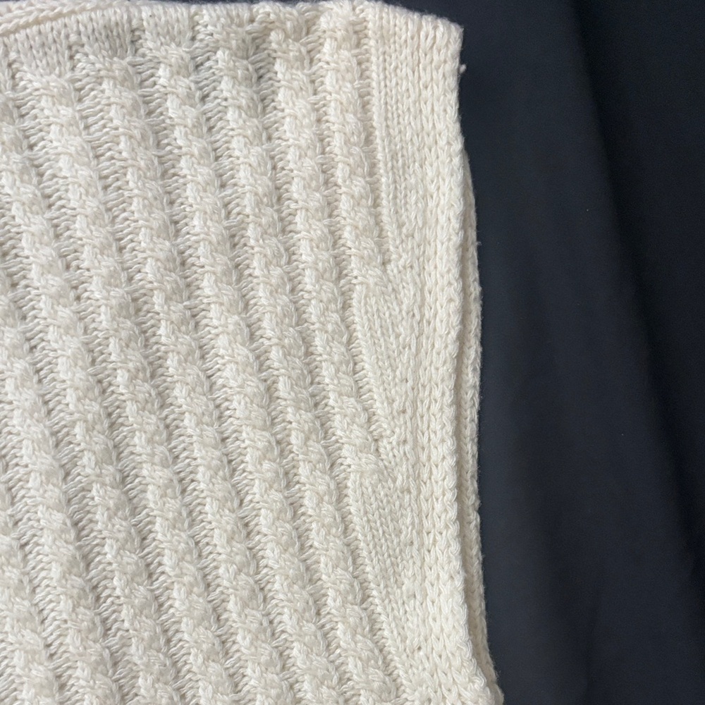 Massimo Dutti Ivory Ribbed Sweater - Picture 5 of 11